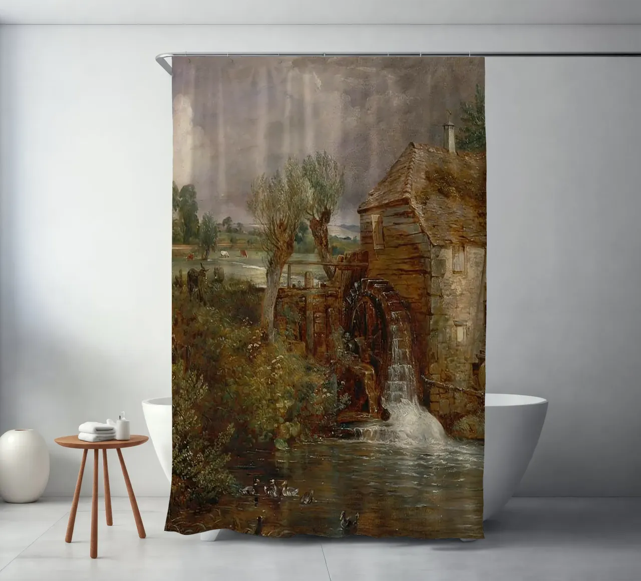 John Constable Art shower curtain by Brooke