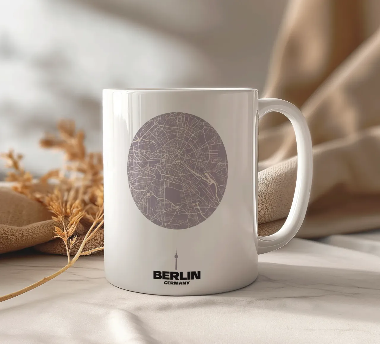 Berlin Urban Maze - City Circles mug en céramique de MOOODZART