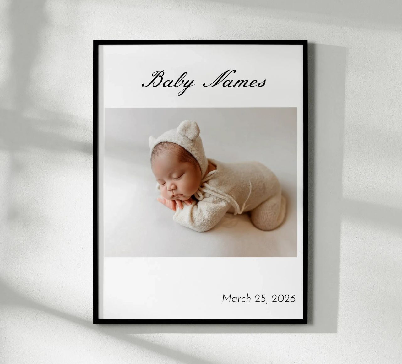 Personalisierte Baby Geburt Poster von NEWEST CUSTOM SHOP