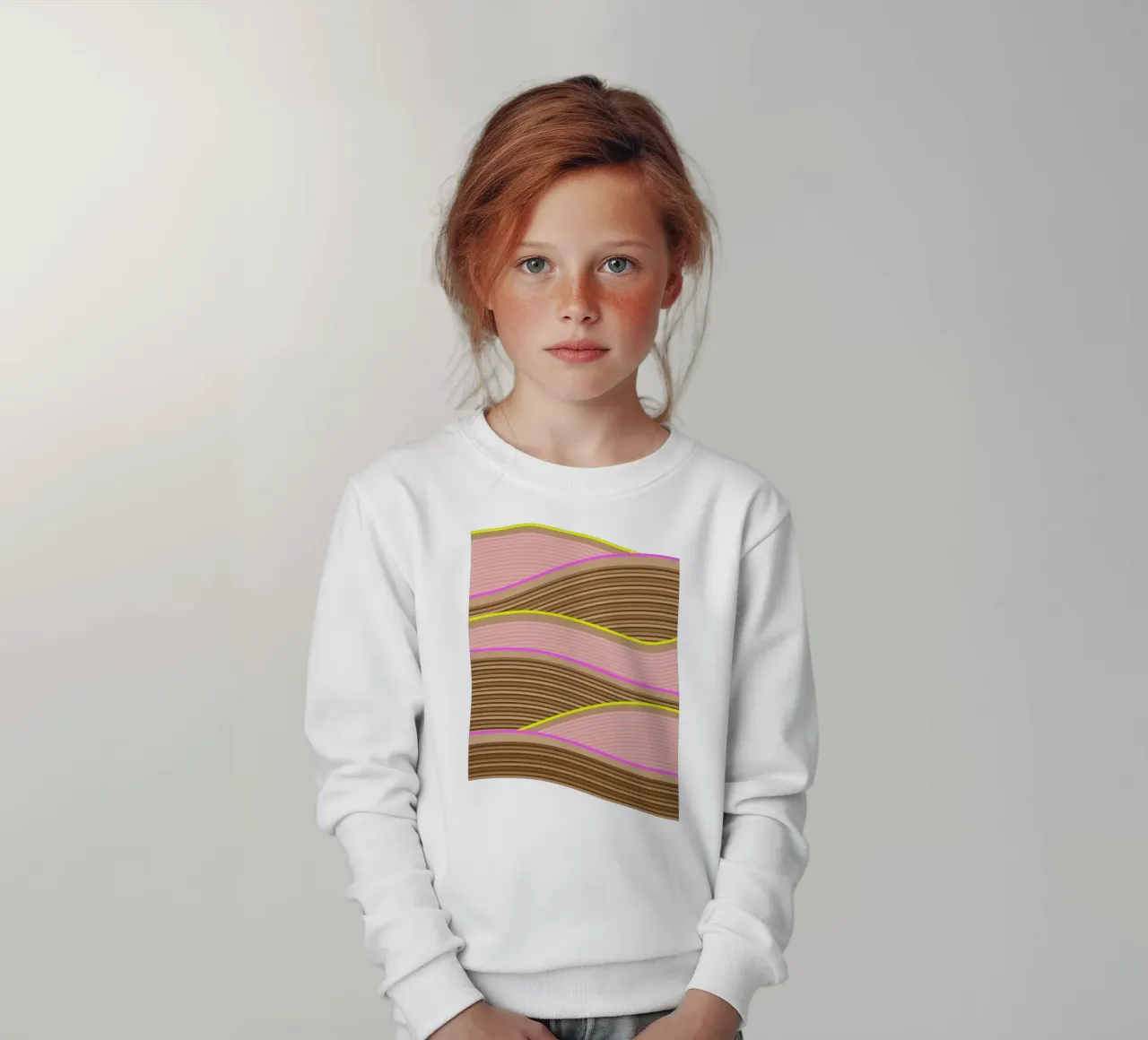 Glückliche Zeiten Schokoladenfelder Kinder Sweatshirt von SilverPegasus