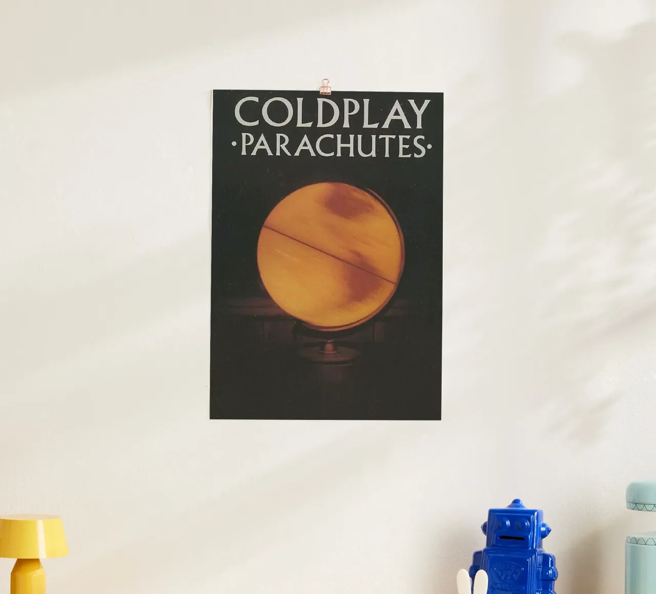 Parachutes – Coldplay poster da Attaboy Dsgn