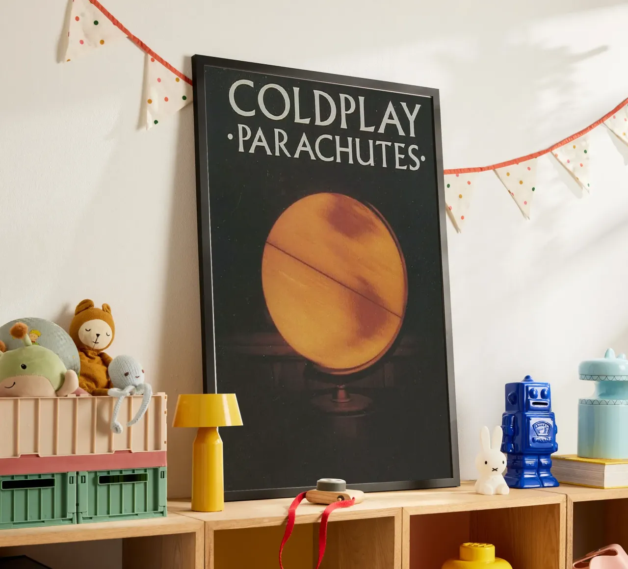 Parachutes – Coldplay poster da Attaboy Dsgn