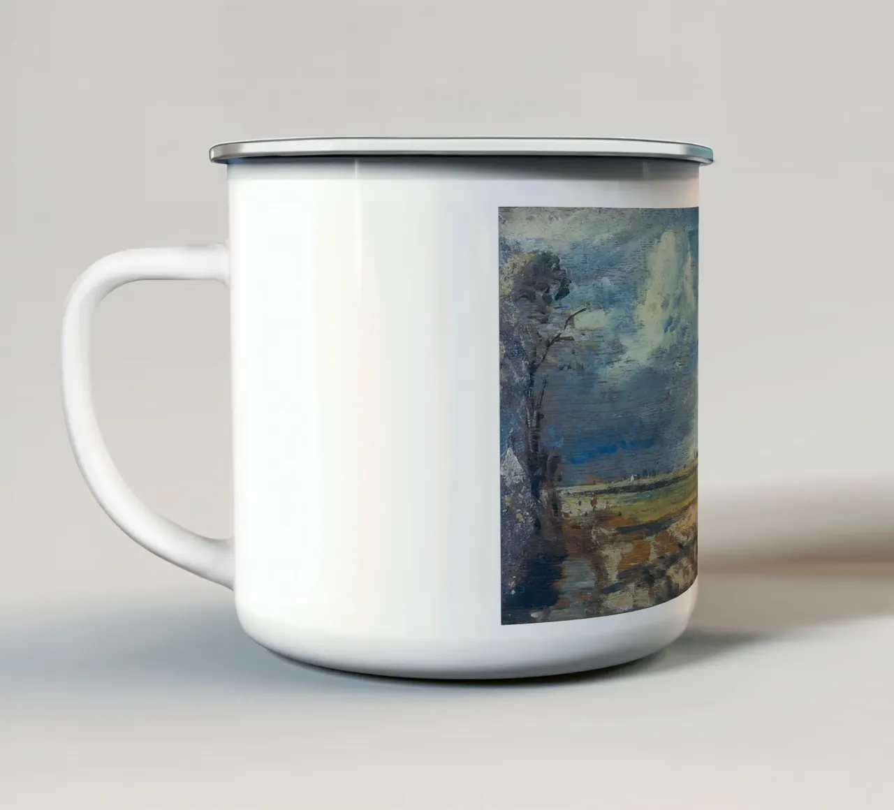John Constable Arte tazza in smalto da Brooke
