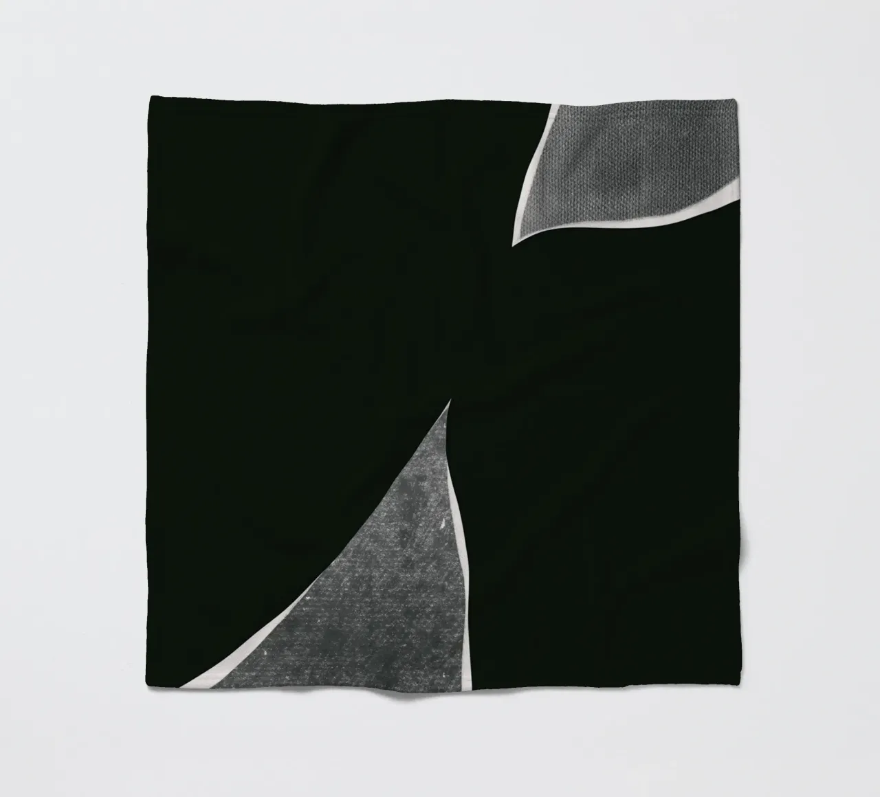 Composizione nera 01 coperta in pile da Little Dean