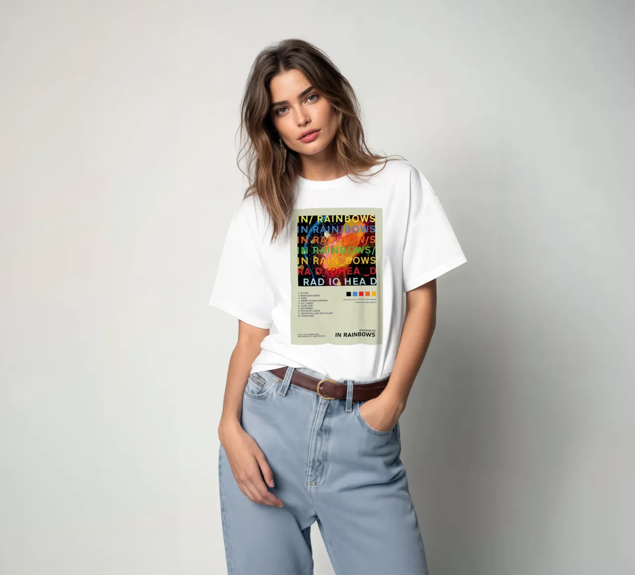 In Rainbows Radiohead t-shirt da Attaboy Dsgn