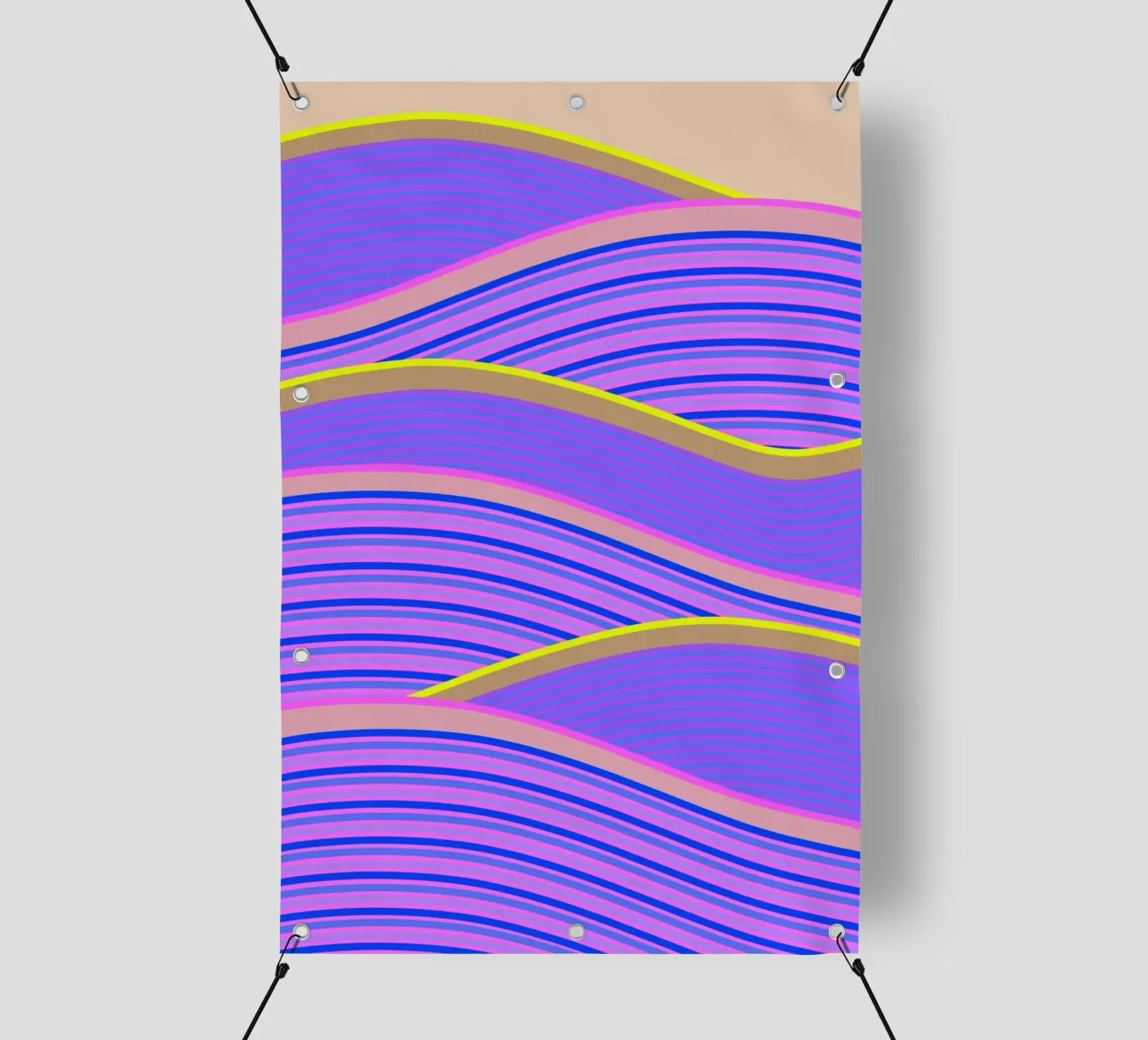 Tempi felici Lavender Hills telo in pvc da SilverPegasus
