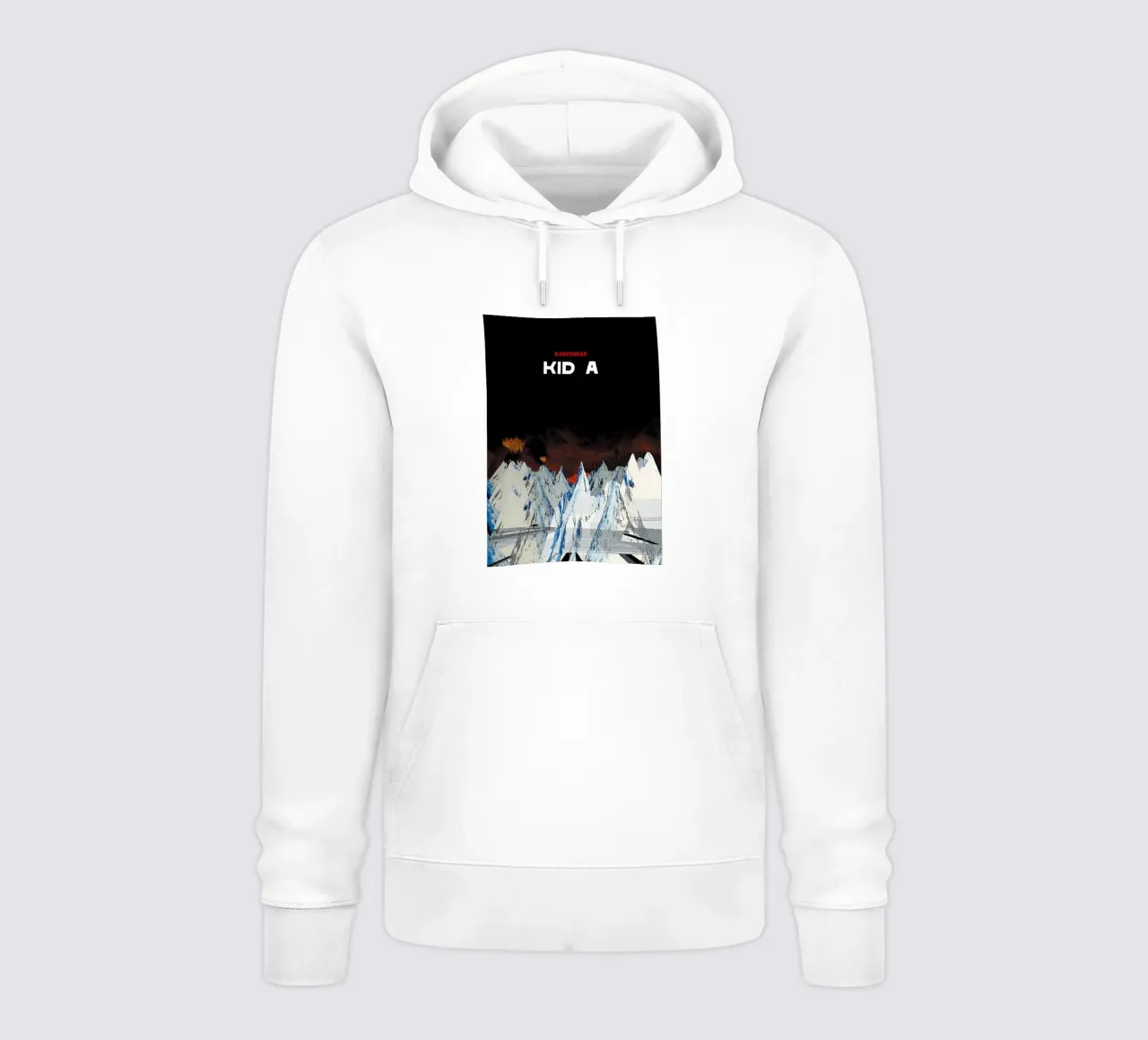 Kid A RAdiohead felpa con cappuccio da Attaboy Dsgn
