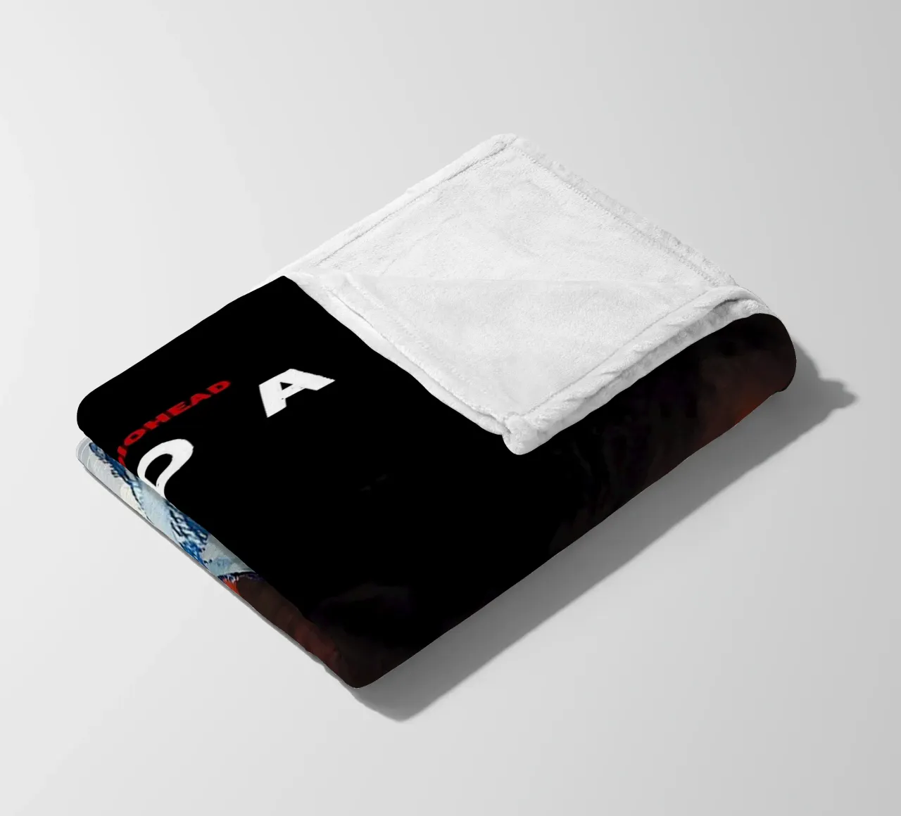 Kid A RAdiohead coperta in pile da Attaboy Dsgn