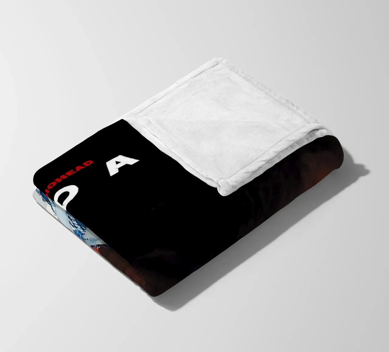 Kid A RAdiohead coperta in pile da Attaboy Dsgn