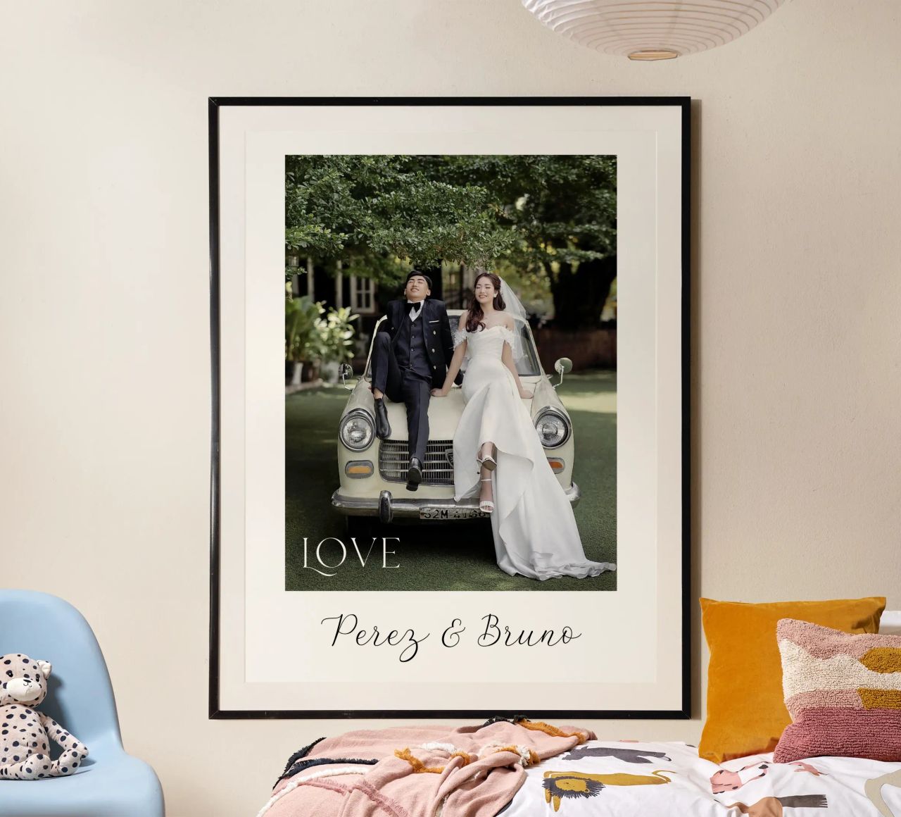Personalisierte Hochzeitsgeschenke Poster von NEWEST CUSTOM SHOP