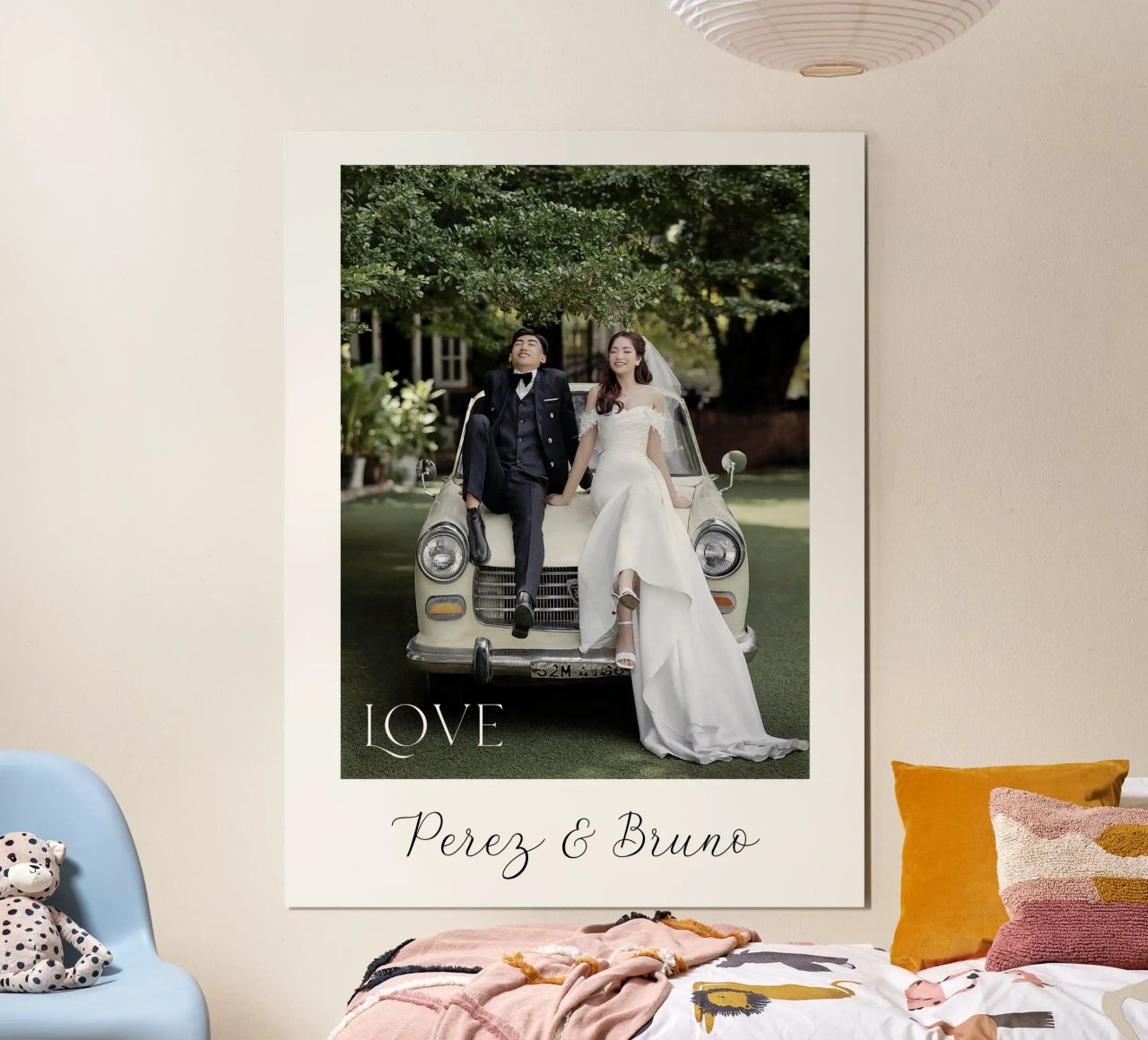 Personalisierte Hochzeitsgeschenke Poster von NEWEST CUSTOM SHOP