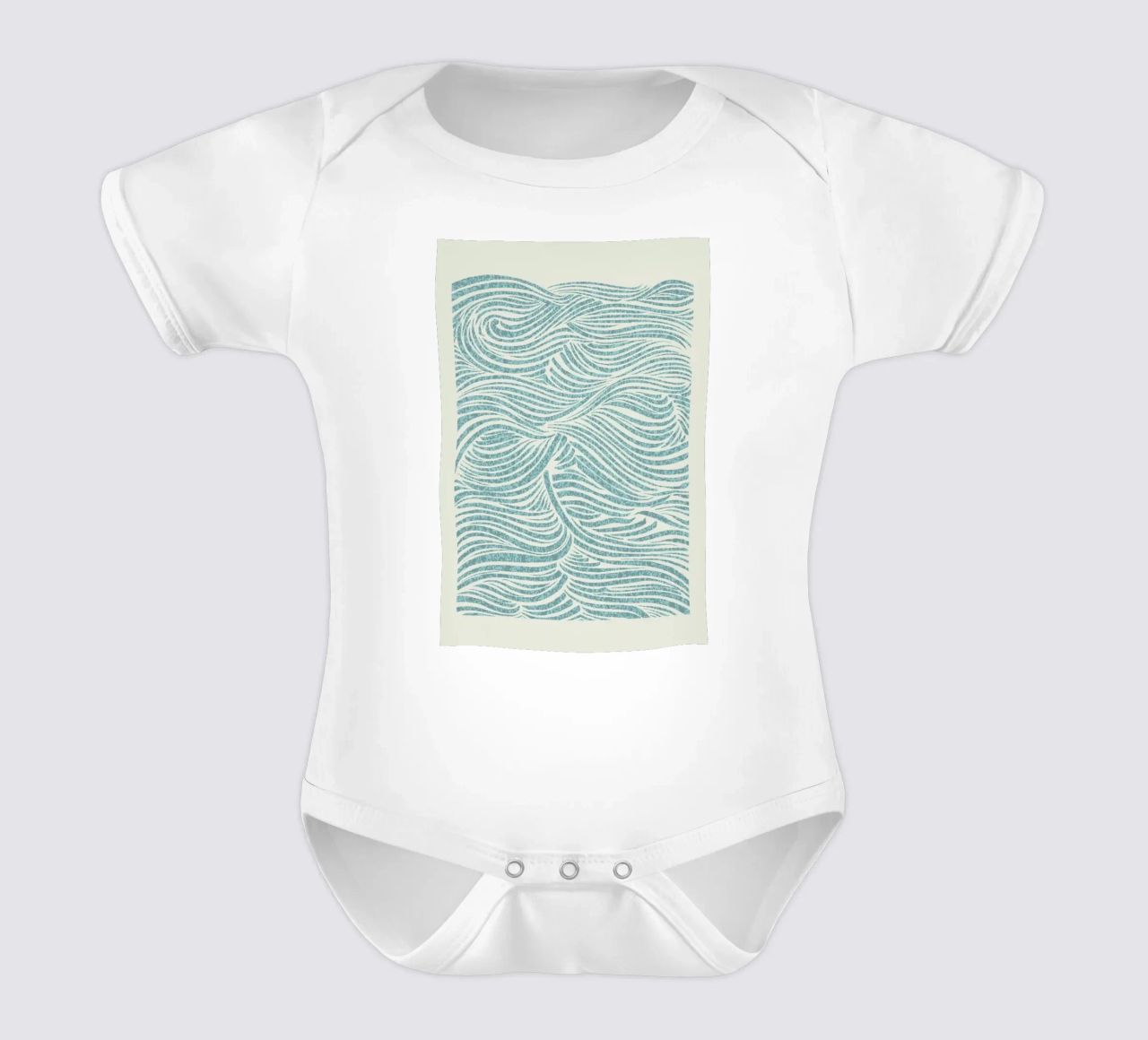 Riptide Kurzarm Babybody von Graphite