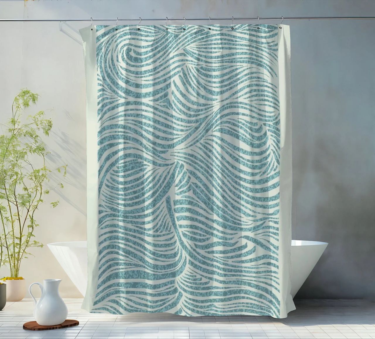 Riptide Duschvorhang von Graphite