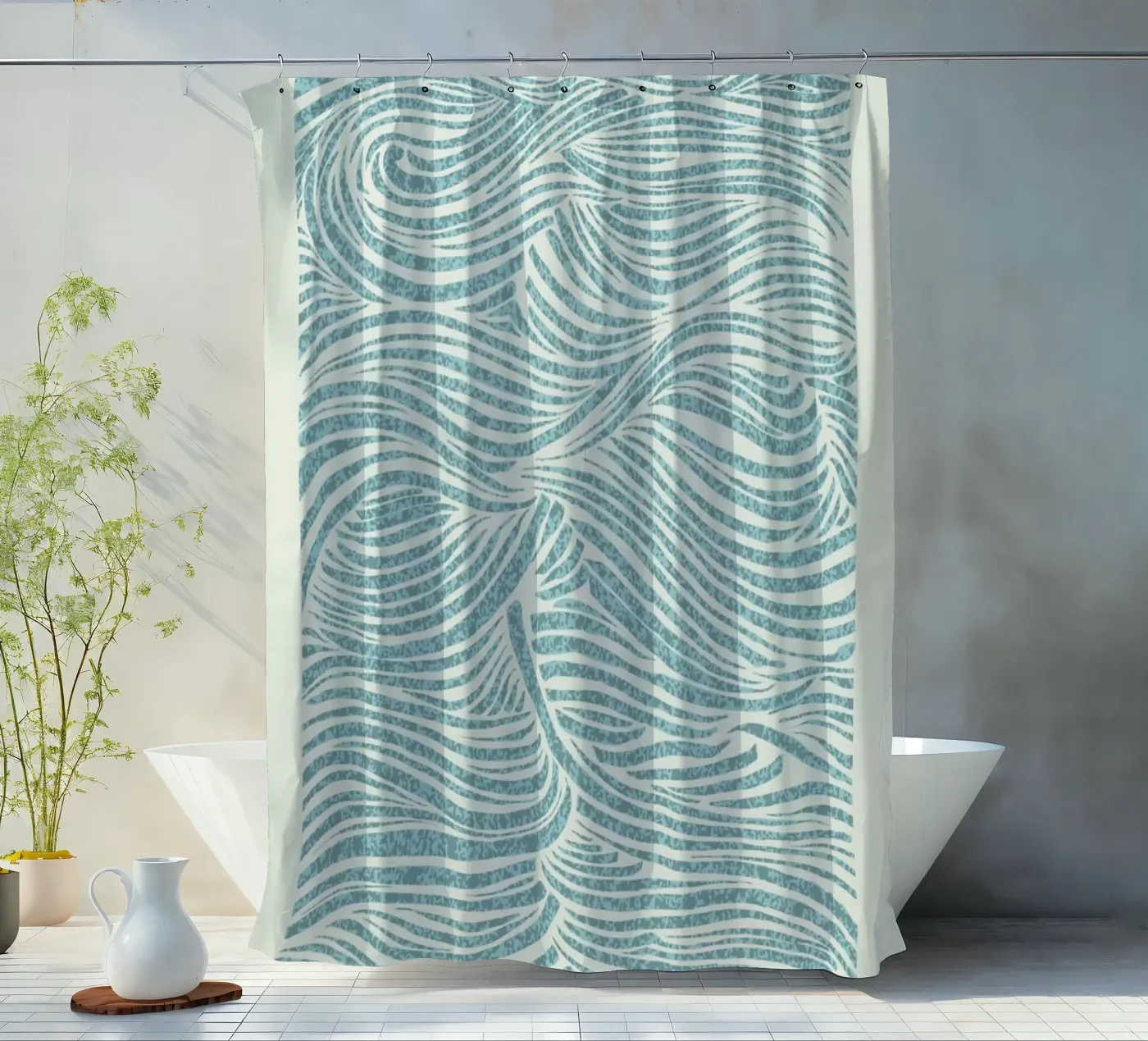 Riptide Duschvorhang von Graphite