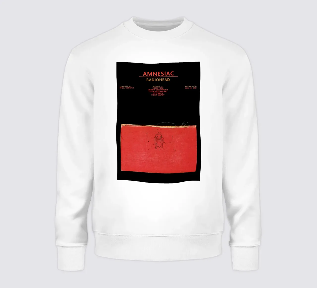 Amnesiac — Radiohead felpa da Attaboy Dsgn