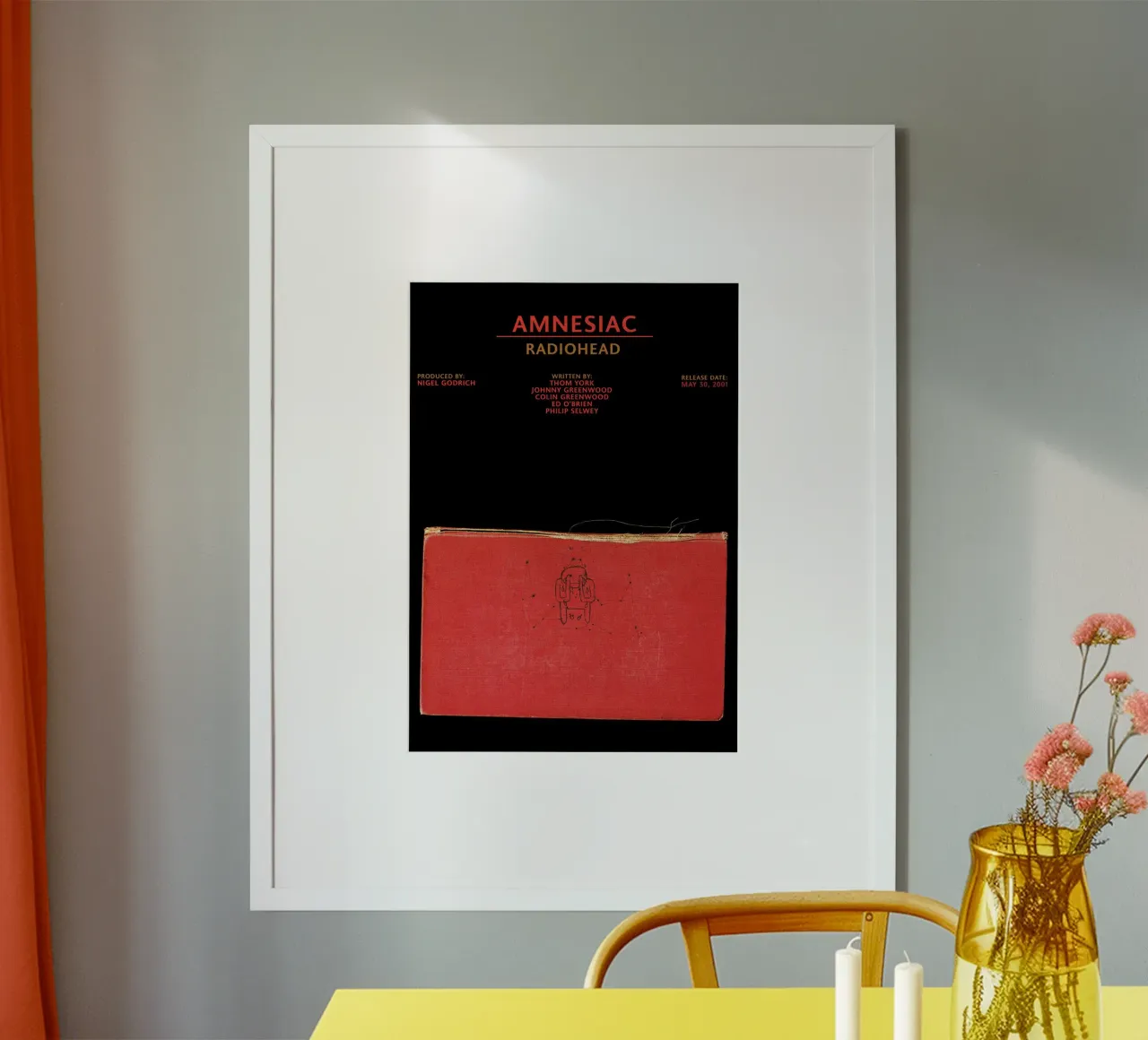 Amnesiac — Radiohead poster da Attaboy Dsgn