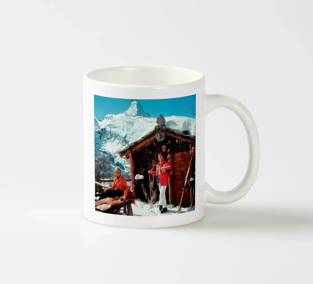 Slim Aarons Chalet Costi tazza in ceramica da Chrisvintage