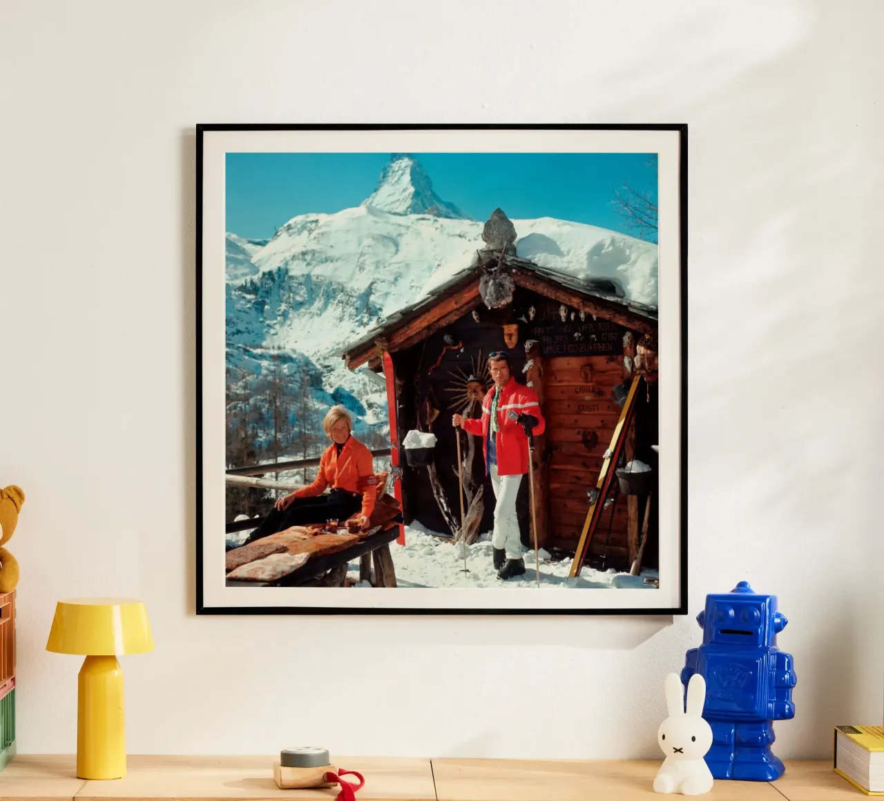 Slim Aarons Chalet Costi carta hahnemühle da Chrisvintage