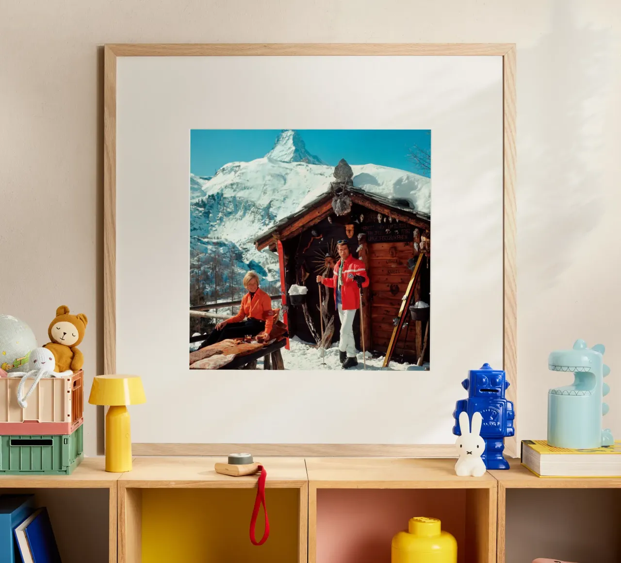 Slim Aarons Chalet Costi carta hahnemühle da Chrisvintage