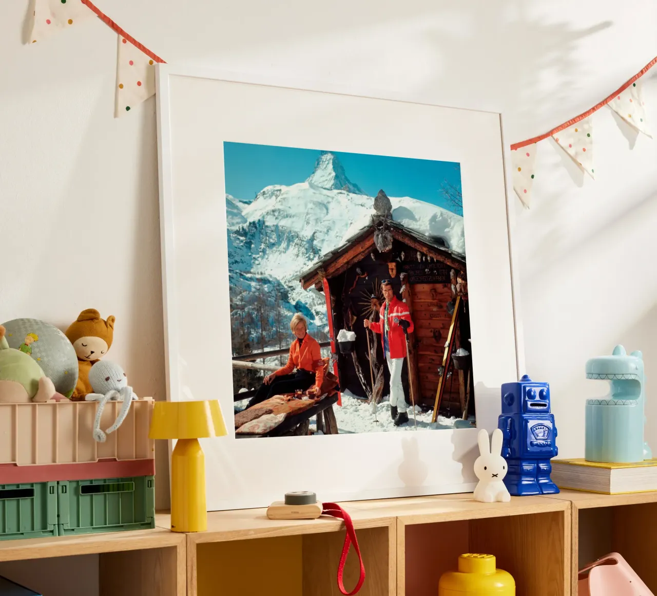 Slim Aarons Chalet Costi carta hahnemühle da Chrisvintage