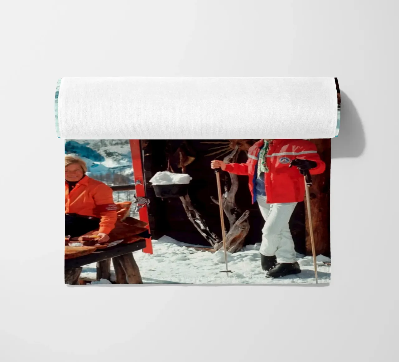 Slim Aarons Chalet Costi telo mare da Chrisvintage