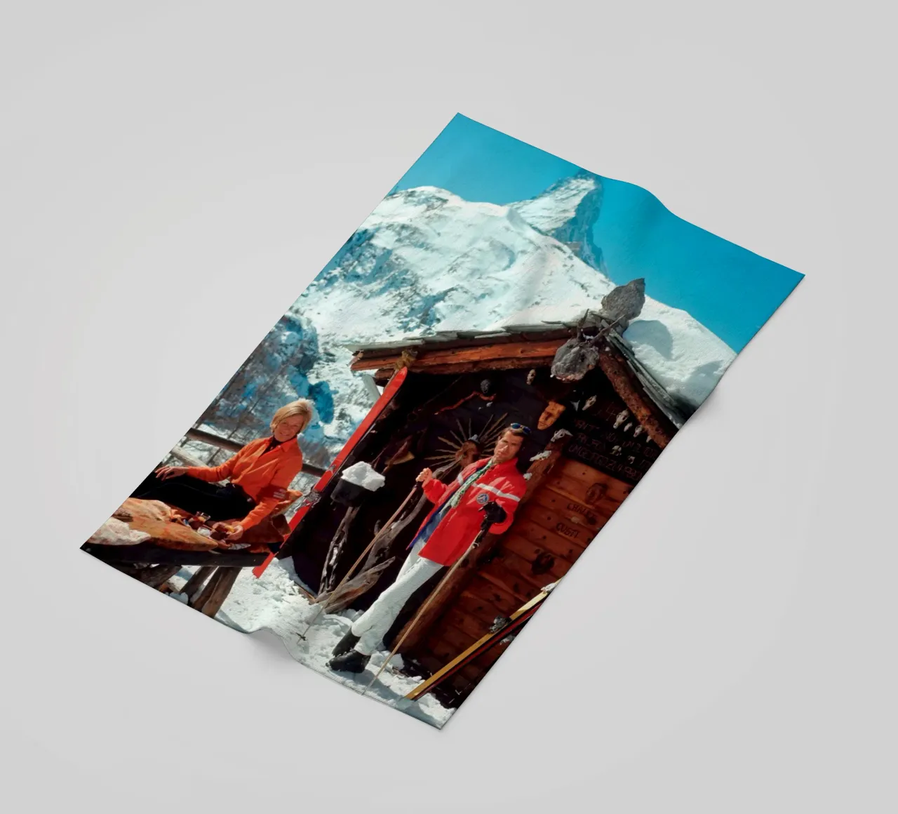 Slim Aarons Chalet Costi telo mare da Chrisvintage