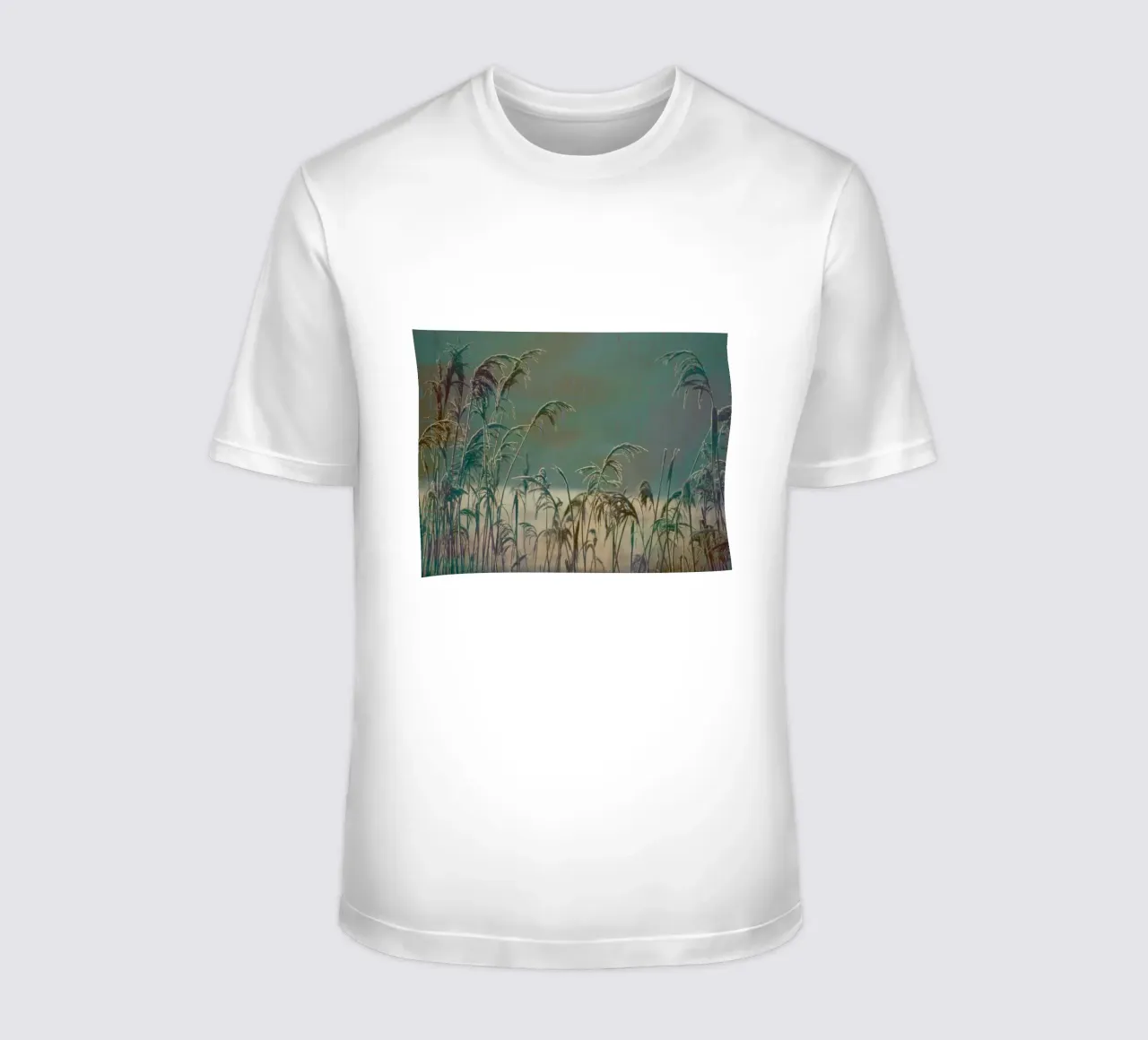 Canne su uno sfondo colorato t-shirt da Something for you