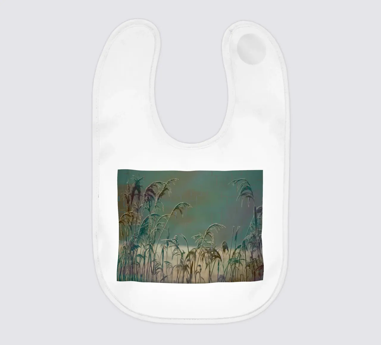 Canne su uno sfondo colorato bavaglino da Something for you