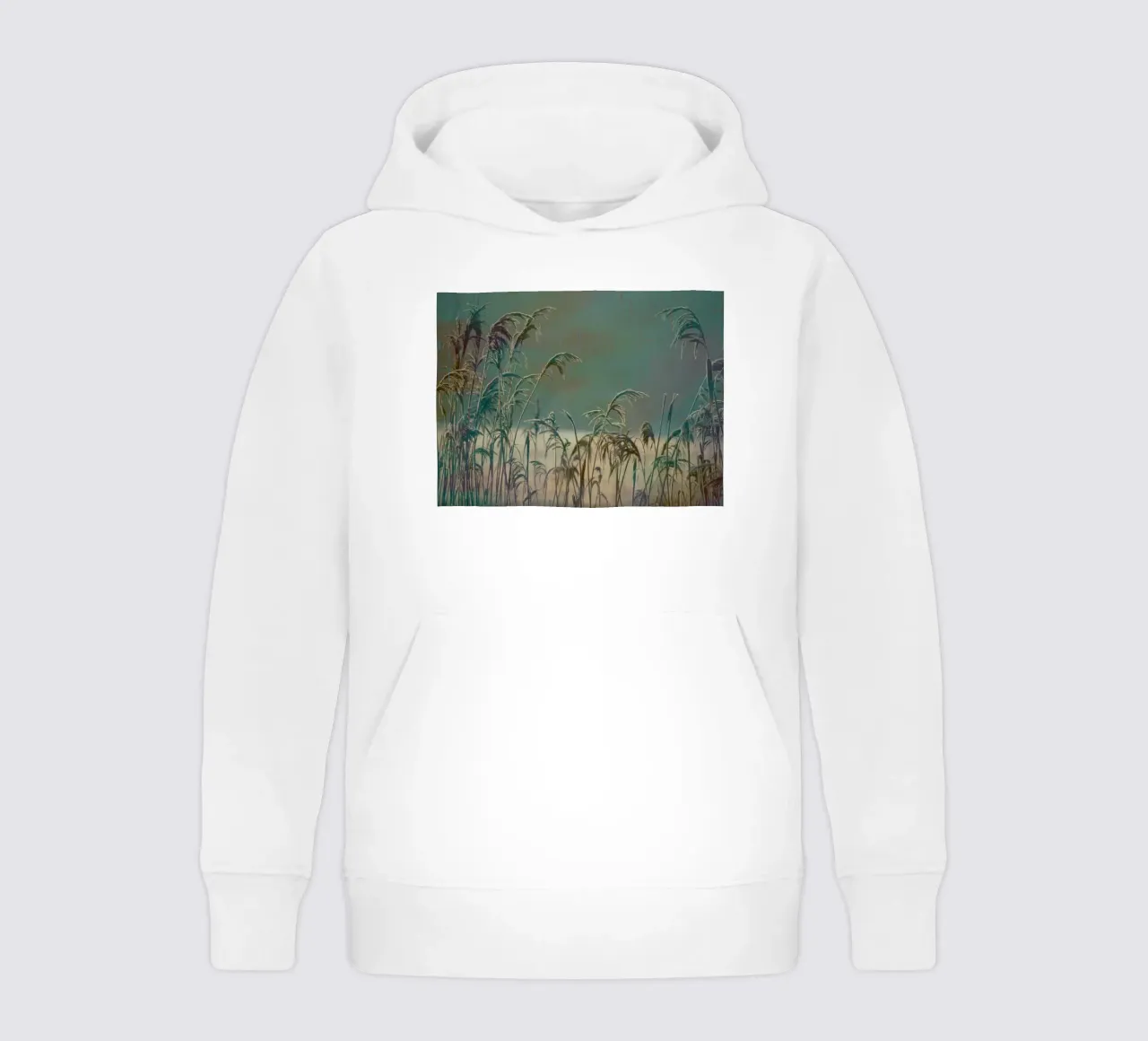 Canne su uno sfondo colorato felpa bambino con cappuccio da Something for you