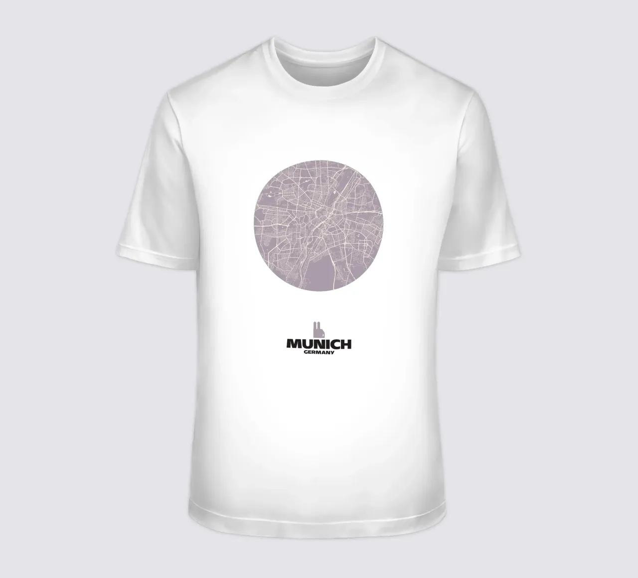 Monaco in forma - I cerchi della città t-shirt da MOOODZART