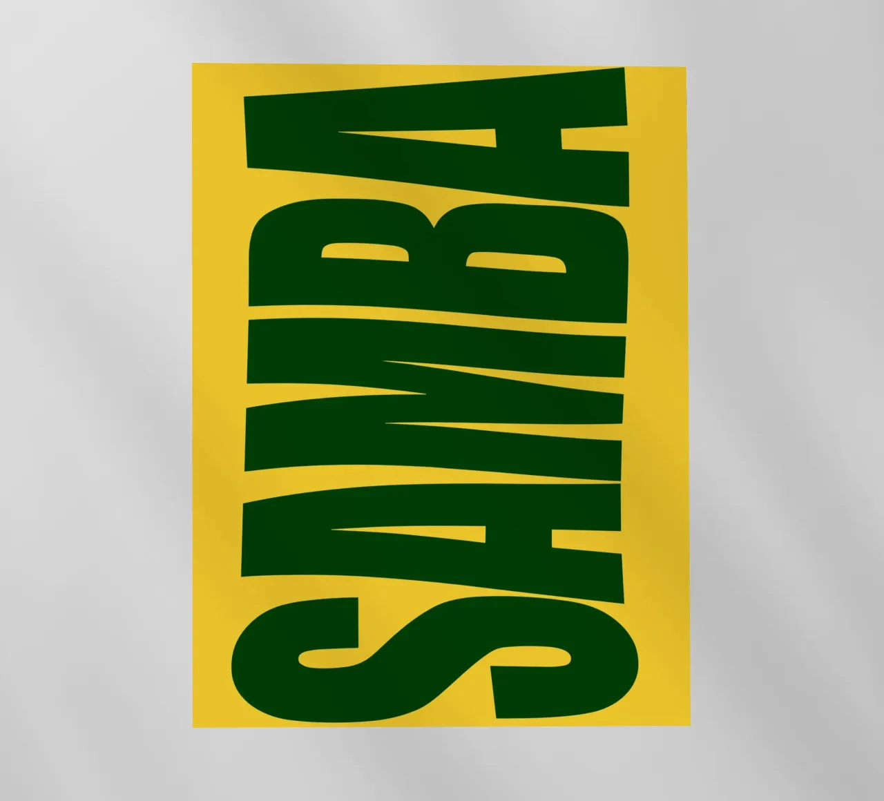 Samba typography pellicola backlit da ramosashop