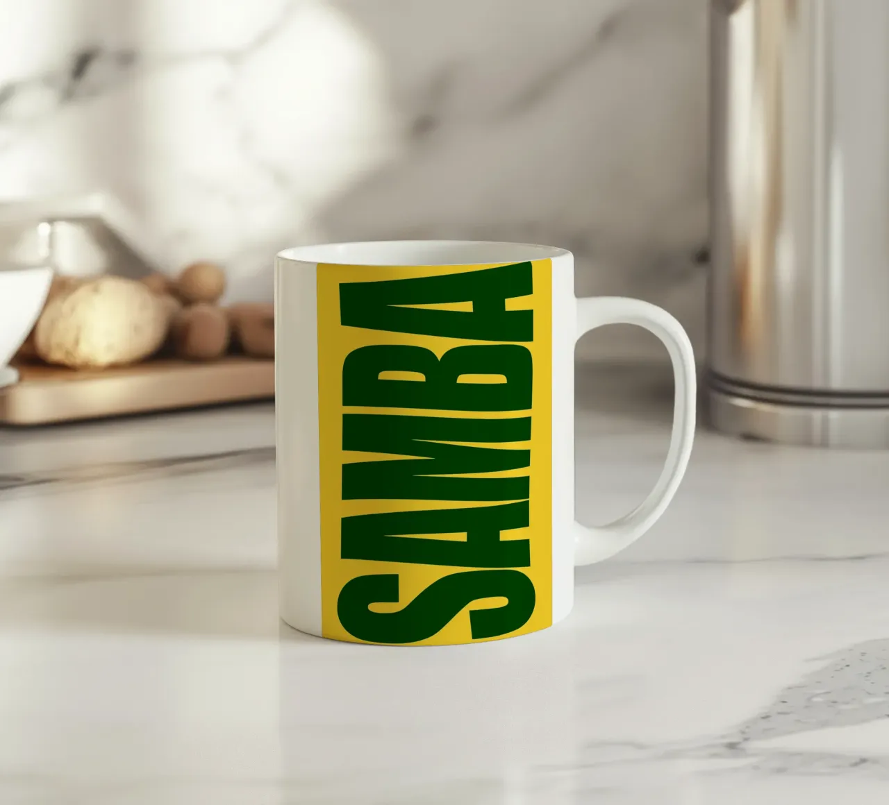 Samba typography tazza in ceramica da ramosashop