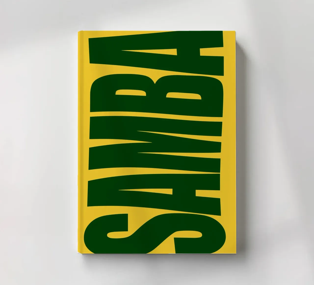 Samba typography notebook by ramosashop