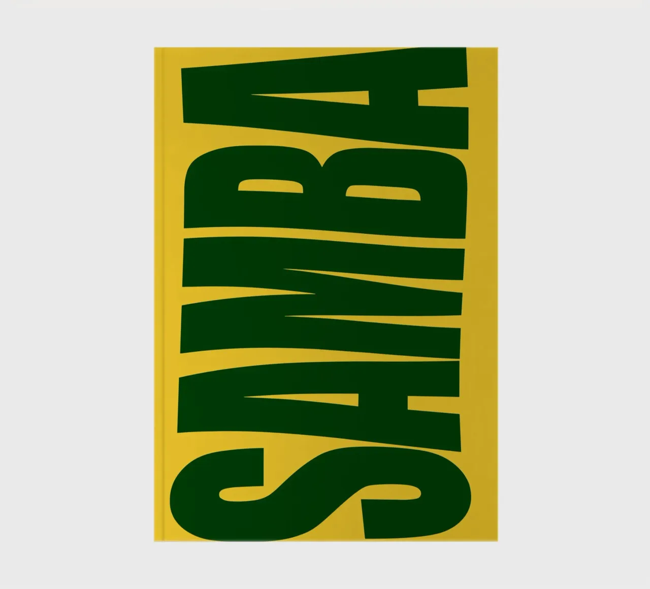 Samba typography notebook by ramosashop