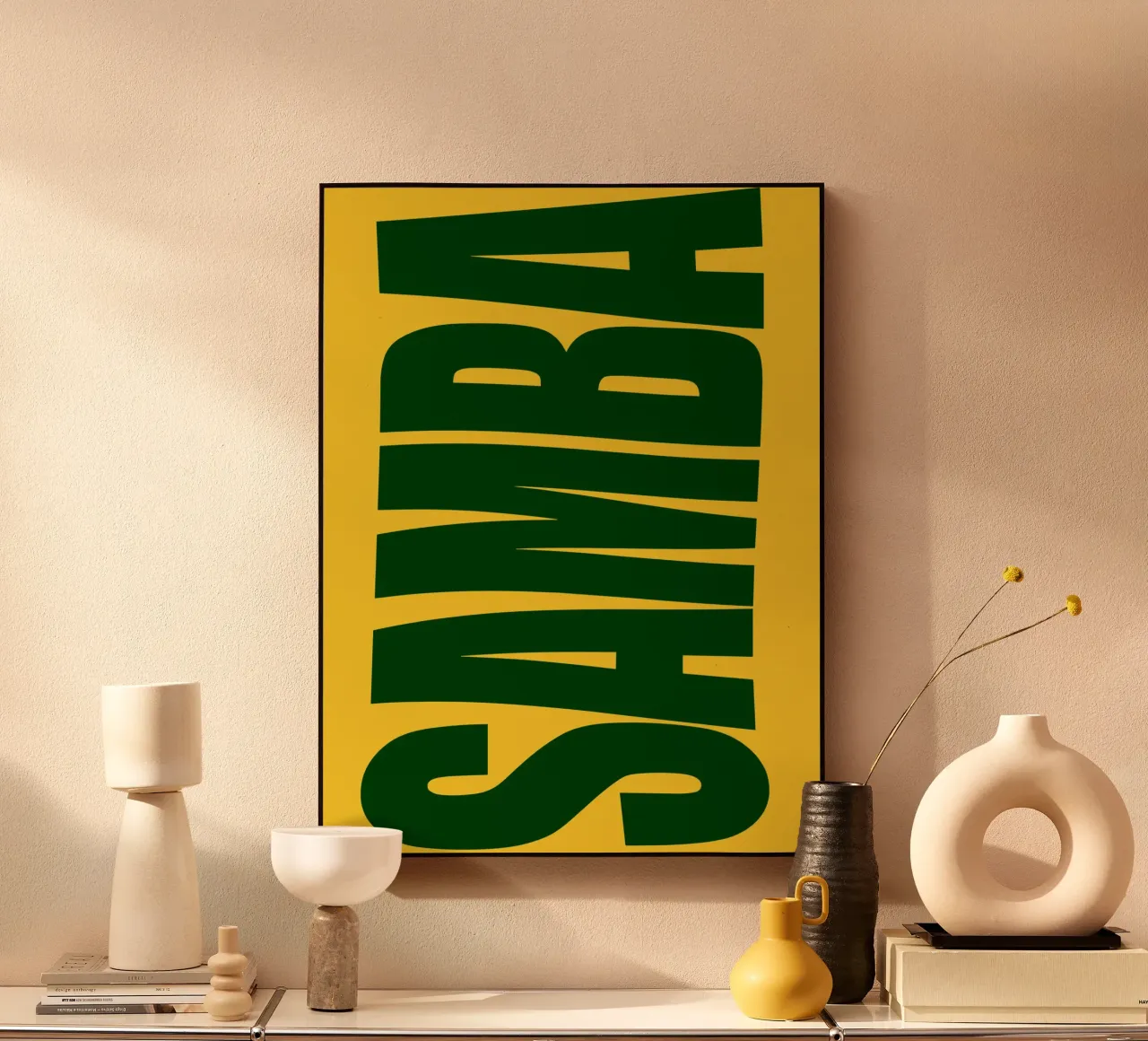 Samba typography plexiglass da ramosashop