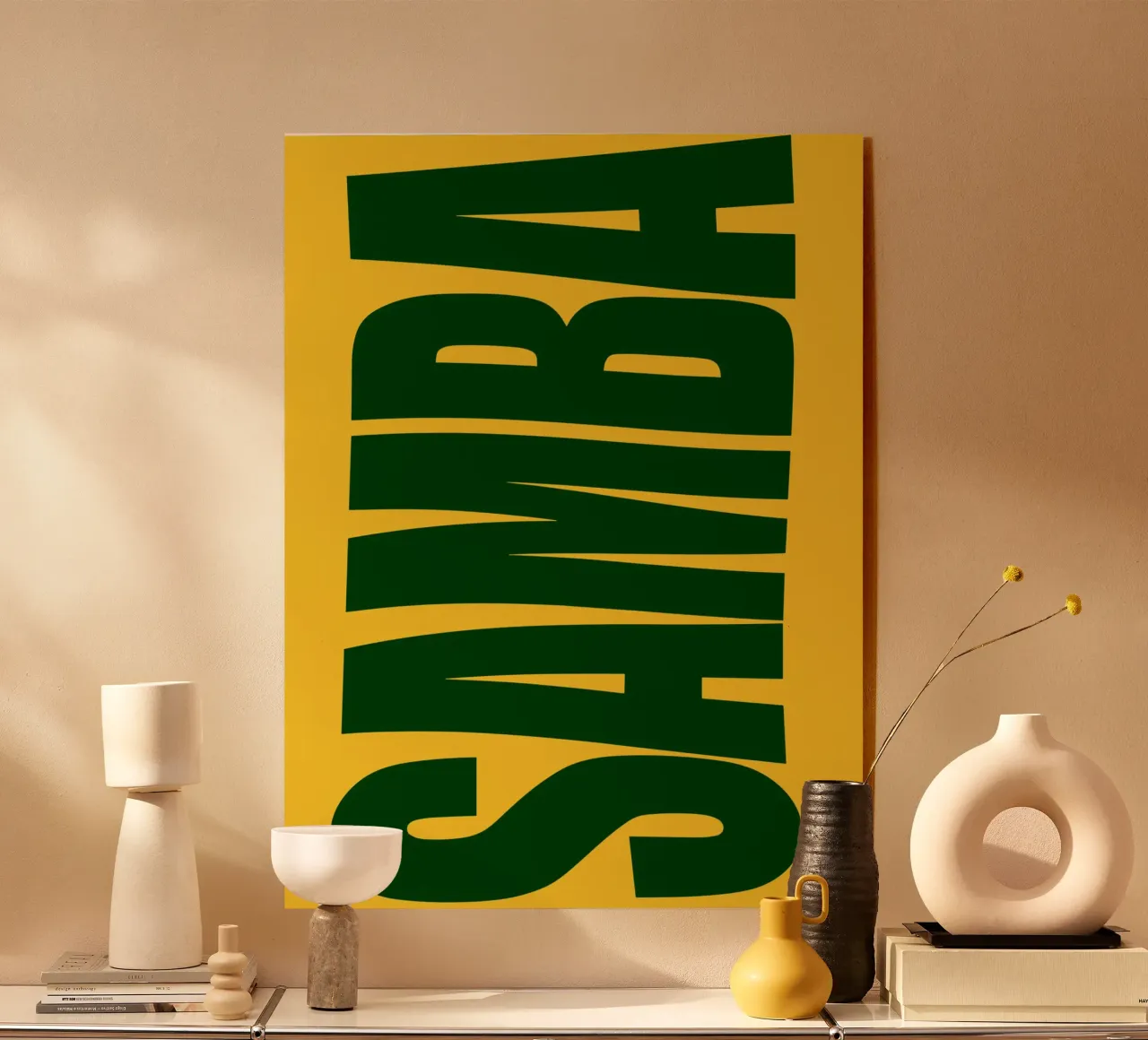 Samba typography plexiglass da ramosashop
