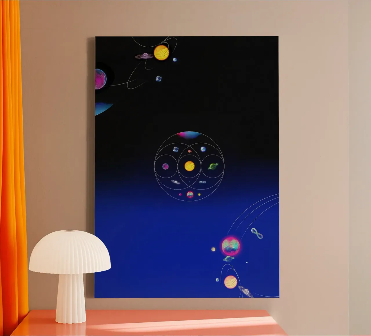 Music of the Spheres canvas by Attaboy Dsgn