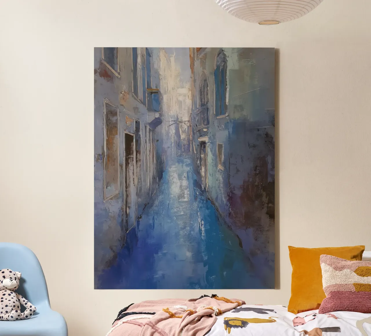 Venezia tela con Cornice a cassetta da Imagine
