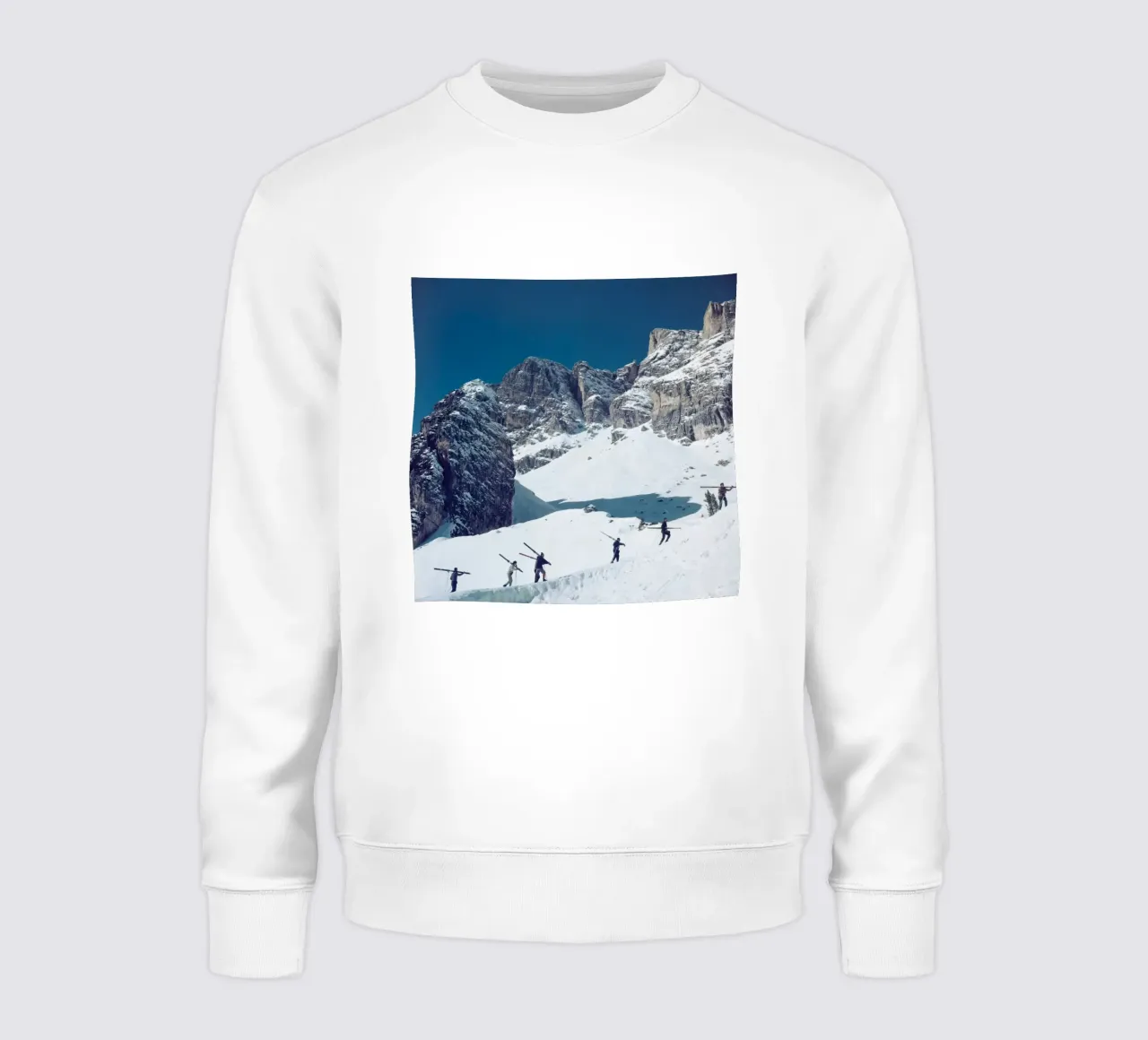 Slim Aarons Cortina D'Ampezzo felpa da Chrisvintage
