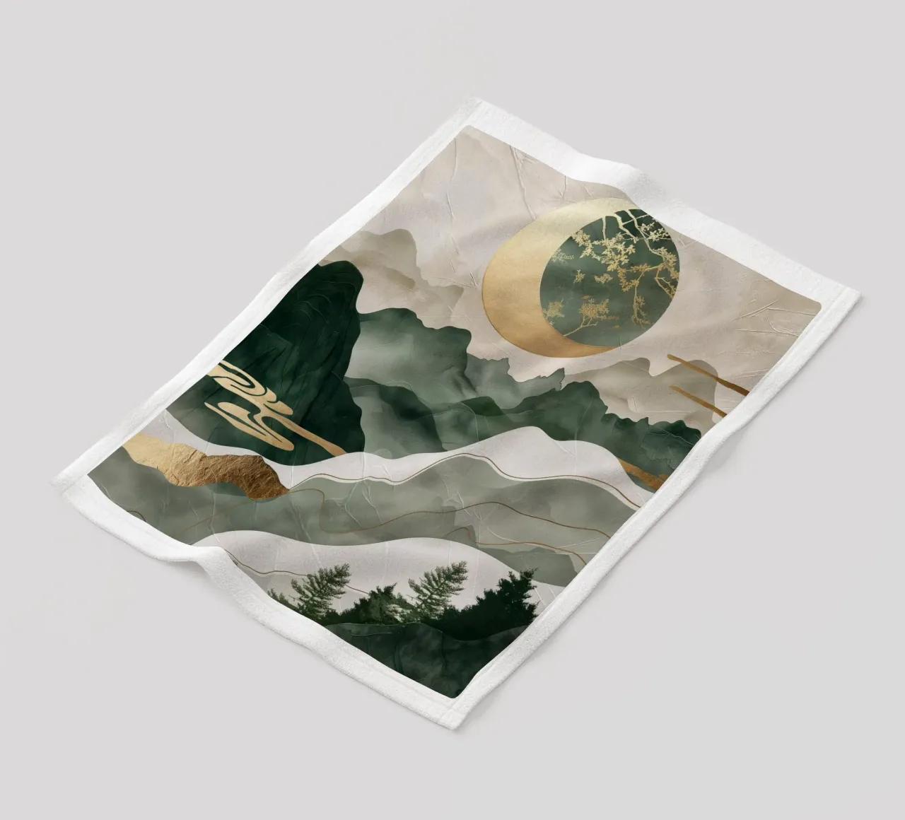 Paesaggio giapponese coperta in pile da Imagine