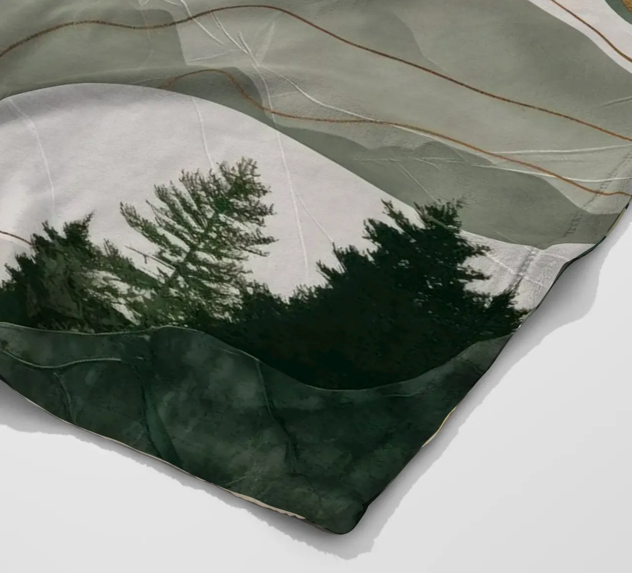Paesaggio giapponese coperta in pile da Imagine