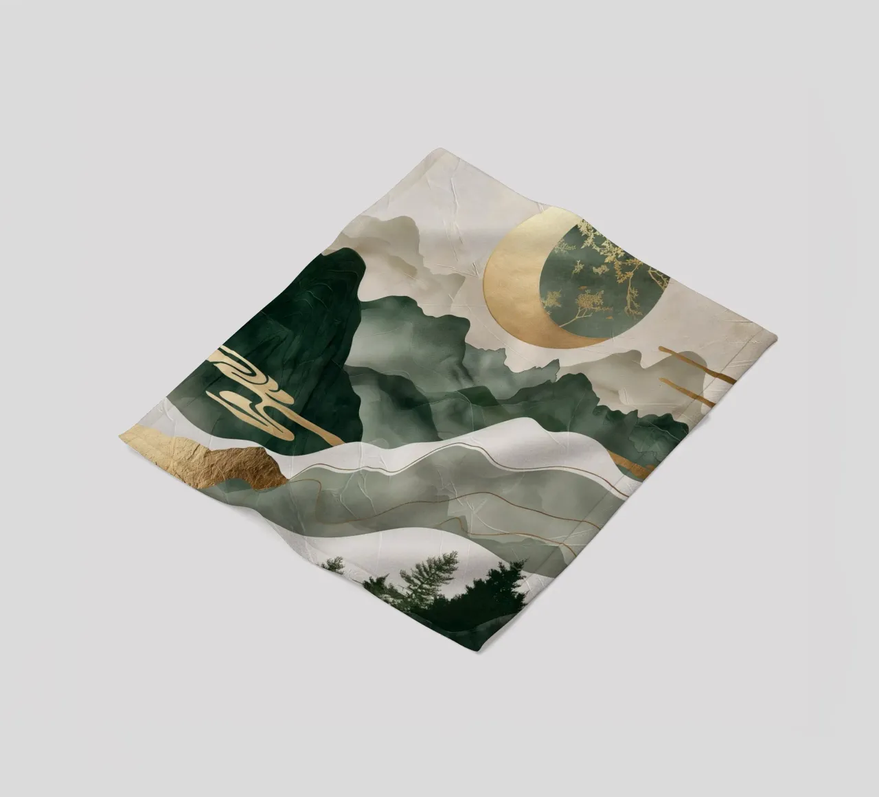 Paesaggio giapponese coperta in pile da Imagine