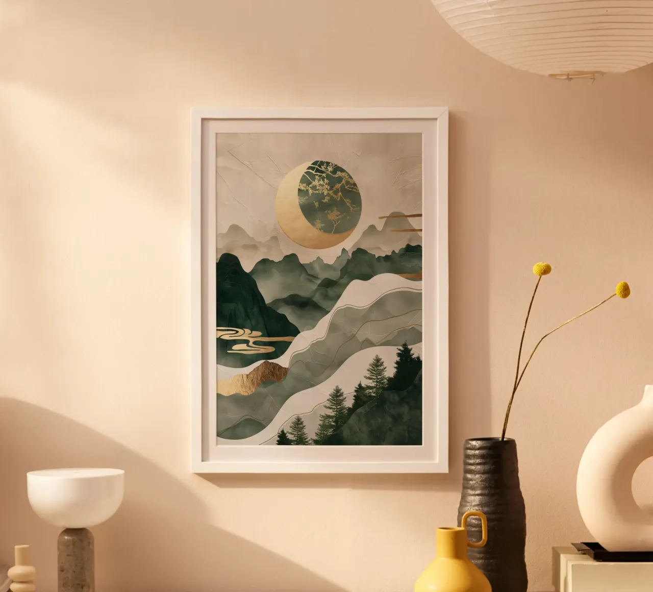 Paesaggio giapponese carta hahnemühle da Imagine
