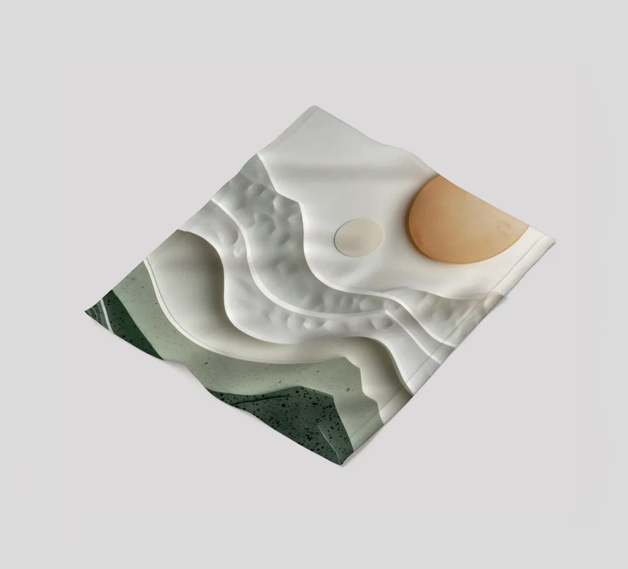 Astratto di Heuvels coperta in pile da Imagine
