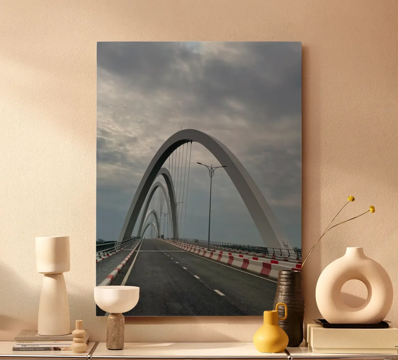 Ponte ad arco alluminio dibond da Earthly Visions