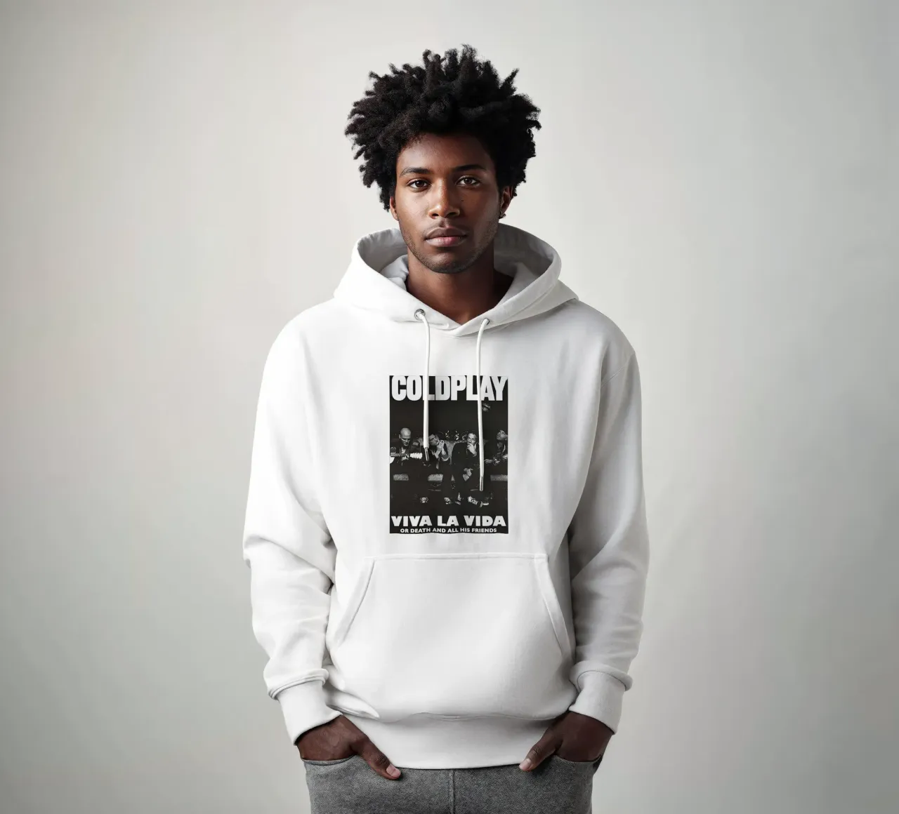 Viva La Vida felpa con cappuccio da Attaboy Dsgn
