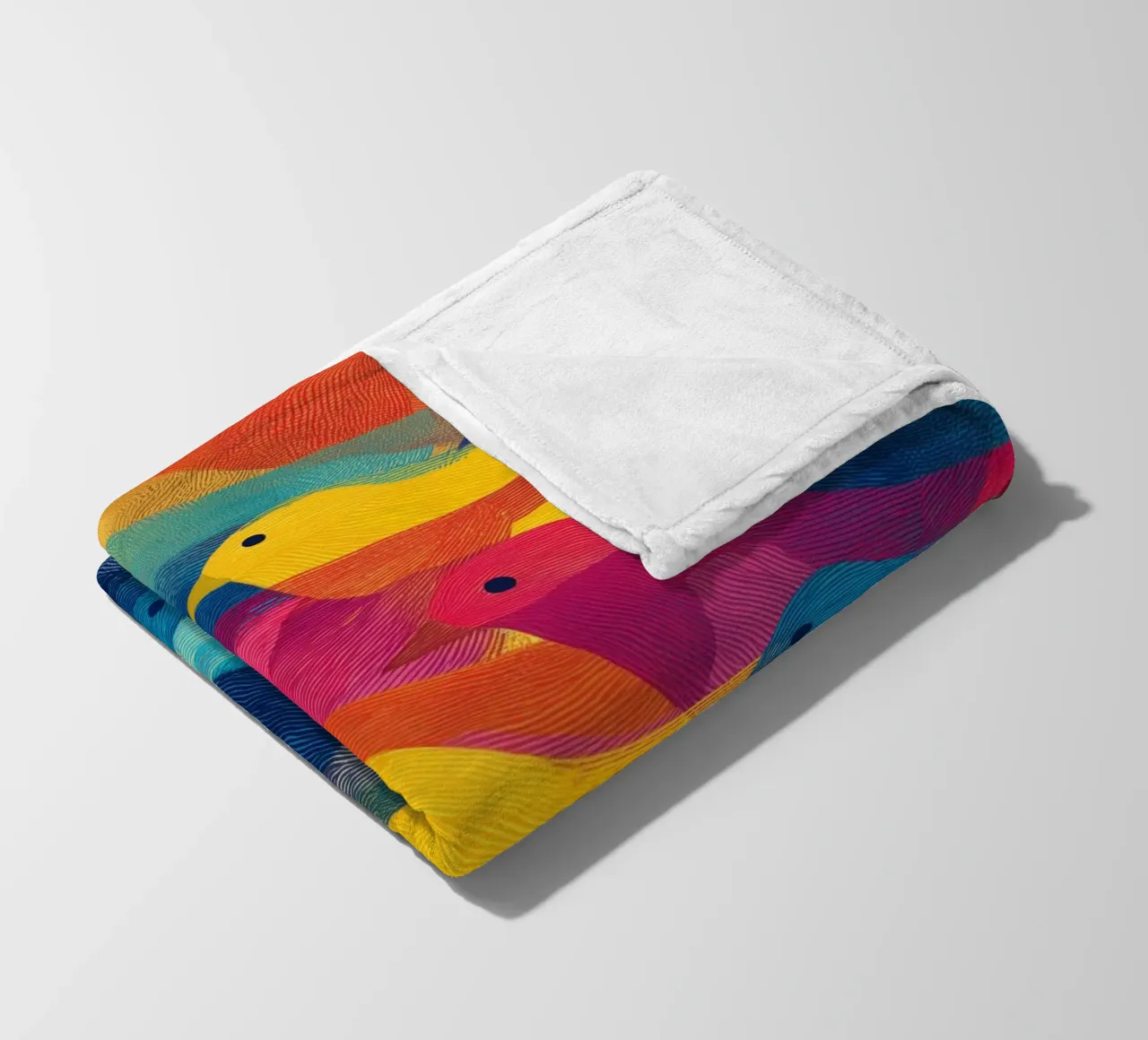 Sono tornati gli uccelli, stormo di colori e ritmo coperta in pile da Autofocus