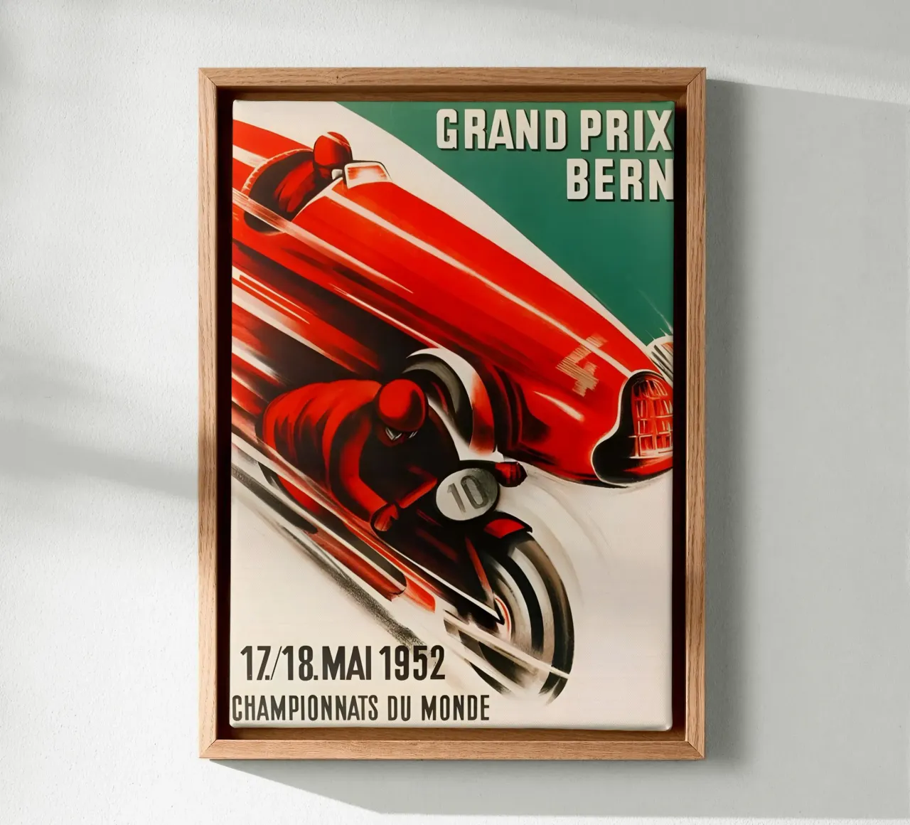 Gran Premio di Berna tela con Cornice a cassetta da AUTOSHOOT
