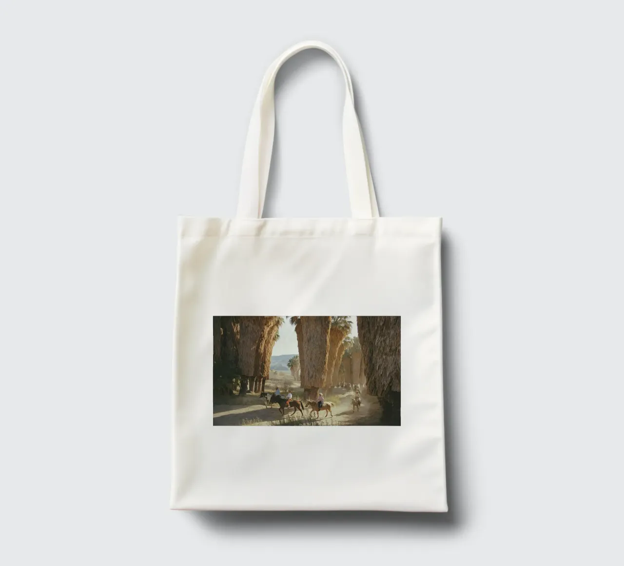 I primi cavalieri Slim Aarons borsa in juta da Chrisvintage