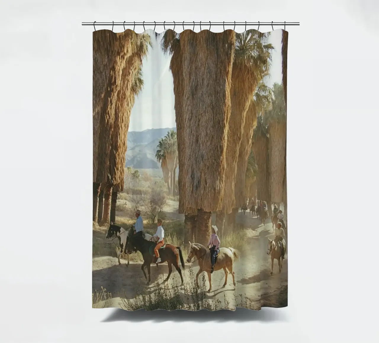 I primi cavalieri Slim Aarons tenda da doccia da Chrisvintage